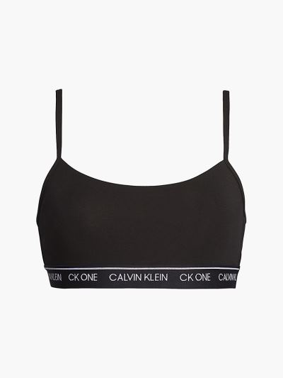 Calvin Klein Underwear HU196361 | Calvin Klein CK One Női String Bralette Fekete